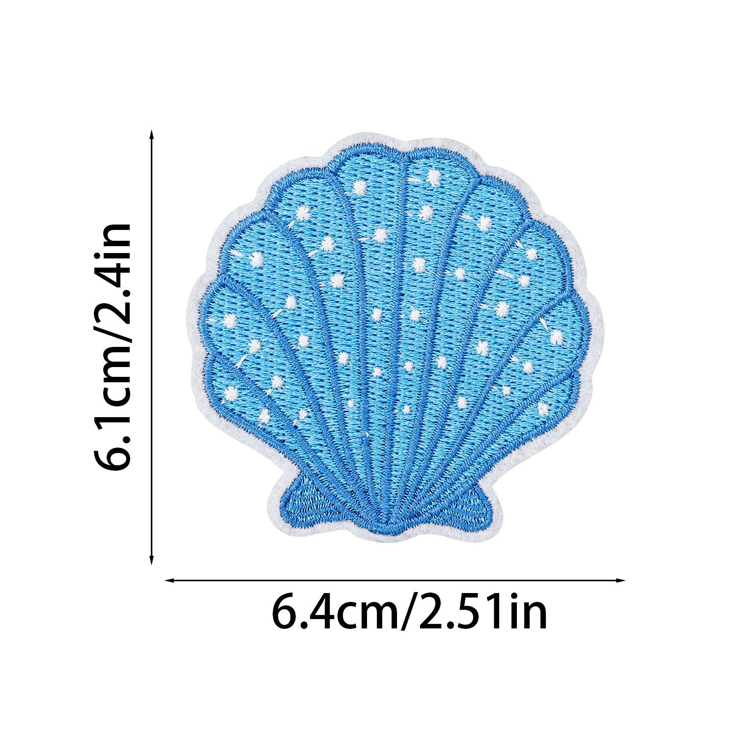 Wholesale American Ocean Style 16-Piece Embroidered Cloth Patch Holiday Seahorse Anchor Surfing Girl Shell High-Density Applique